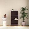 Hayao 3 Tier Book Shelf in Wenge Finish