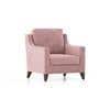 Abbey Sofa (Colour : Desert Rose, Cushion : Hard, Seating Capacity : 1 Seater)