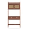 Strava Solid Wood and Cane Study Unit in Honey Finish