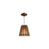 Soyuz Brown Solid Wood Single Hanging Light