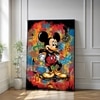 The Castle Decor Cartoon Mouse Pop Art Wall Art Framed Painting 20x30 Inch