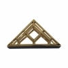 Metalsmith Metal Napkin Holder Gold Finish Tabletop Organizer