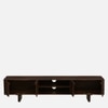 Tivaro Solid Wood TV unit In Rustic Teak Finish
