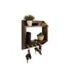 Kingston Wooden Wall Shelf Organiser With Key Holders