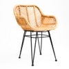 Breeze Rattan Dining Chair in Natural Colour