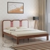 Classic Solid Wood King Size Bed Non Storage in Provincial Teak Finish