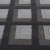 Jaipur Rugs Soft Checkered Wool Dhurrie Rug Gray 6x8 ft