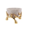 Opulent Antler Marble Centerpiece