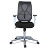 Wiwngas Mid Back Ergonomic Chair in Black Colour