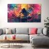 The Castle Decor Music Art Wall Painting Wooden Framed Digital Painting 27x48 Inch (Style 3)