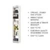 Hexa Engineered Wood Bookshelf Multipurpose Storage Rack in Frosty White Colour