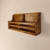 Norita Wooden Wall Shelf Organiser With Key Holders