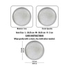 Metalsmith Stainless Steel Dinner Serving Plate Black Speckle Finish