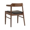 Scandinavian Boden Dining Chair Walnut Finish