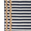 Jaipur Rugs Soft Geometric Wool Polyester Dhurrie Rug White 5x8 ft