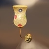 Devansh Metal Electric Wall Light in Gold Colour with Multicolor Shade Count of 1 Light