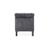 Knup Velvet Chaise Launger in Grey Colour