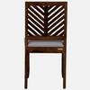 Alaca Sheesham Wood Dining Chairs in Provincial Teak Finish Set of 2