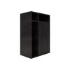 Chiyo Engineered Wood Bedside Table in Wenge Finish