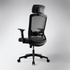 Kepler Brooks Eterna High Back Premium Office Chair in Black Colour