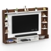 Bluewud Orelia Engineered Wood Tvcabinet In Brown Maple & White Finish