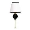 Devansh Metal Electric Wall Light in Black Colour with Multi Shade Count of 1 Light