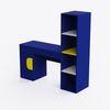 Joy Ride Study Table In Electric Blue Colour