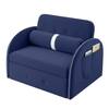 Jayen 1 Seater Pull Out Sofa cum Bed  in Navy Blue Colour