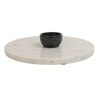 Marble Chip and Dip Tray with Small Dip Bowl