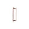 wodehouse solid wood mirror in brown colour