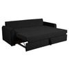Clevam 3 Seater Pull Out Sofa cum Bed  in Black Colour
