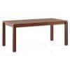 Atlas Solid Wood 6 Seater Dining Table with 6 Meryl Lounge Chair