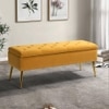 Kajana 2 Ottoman with Storage Color in Yellow