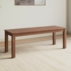 Atlas Solid Wood Bench In Honey Finish