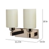 Eliante Modern Wall Lights Mild Steel & Glass Material Gold & Cream Finish