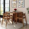 Danton 3 To 6 Folding Dining Table In Teak Finish