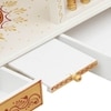 D'Dass White Sheesham and Mdf Wooden Temple For Pooja In Home and Office