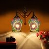 Devansh Metal Electric Wall Light in Multi Colour with Multi Shade Count of 2 Lights