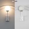 Minster White & Frosted White Finish Wall Light