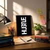 The Castle Decor Hustle Motivational Wall Art 8x12 Inch