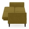 Felicity 3 Seater Sofa Cum Bed Colour Olive green