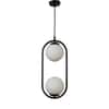 Eliante Serence Black Iron Hanging Light With E27 Holder In Black Colour