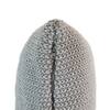 Moss Knit Light Grey Melange Cotton Knitted Decorative Cushion Cover 16 x 16 Inches