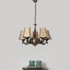 Devansh Wood Wall Mounted Lamp With Black Cotton Shade