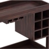 Raleigh Solid Wood Bar Cabinet in Walnut Finish