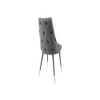 Sumra Solid Wood Accent Chair in Grey Colour