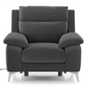 Emila One Seater Motorized Recliner in Grey Colour