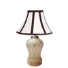Devansh Multicolored Cotton  Shade  Lamp With  Wood & Mosaic Base For Decoration /Office/Home/Gifting/Study For Office/Home/Gifting -(12X12X16) Inches -