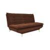 Merol 3 Seater Sofa Cum Bed In Brown Color