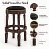Tejas Sheesham Wood Bar Stool in Walnut Finish